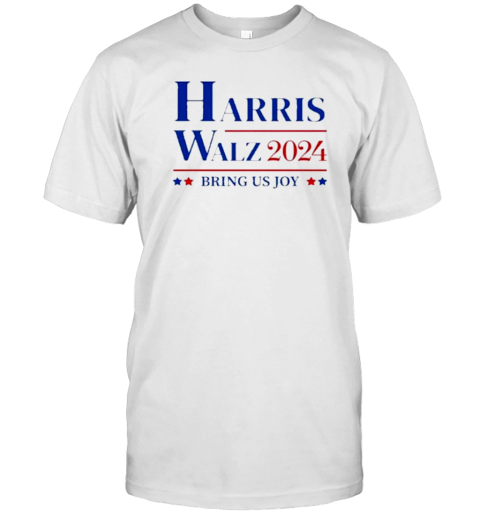 Official Harris Walz 2024 Bring Us Joy T-Shirt