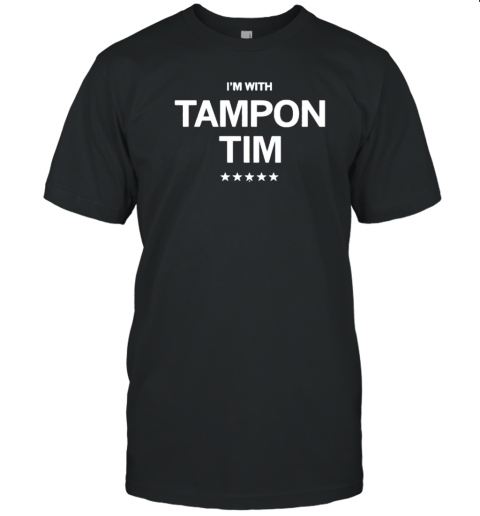 Official Tim Walz I'M With Tampon Tim T-Shirt