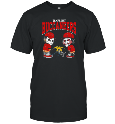 Tampa Bay Buccaneers NFL Halloween Peeing T-Shirt