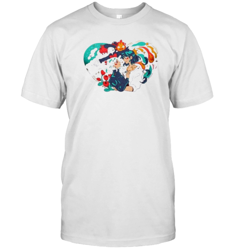 The Moving Castle Studio Yumie Heart T-Shirt