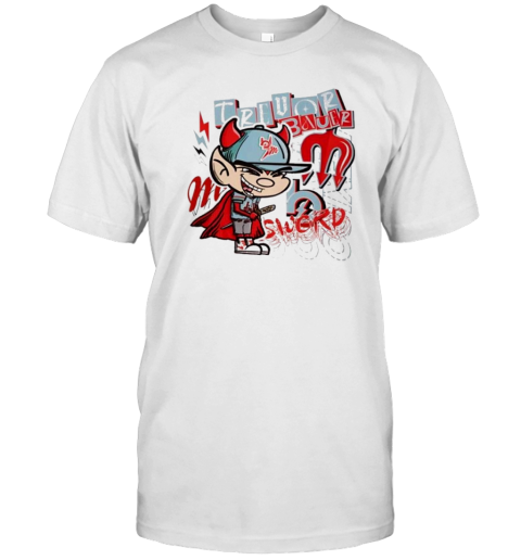 Trevor Bauer Sword Diablo'S Cartoon T-Shirt