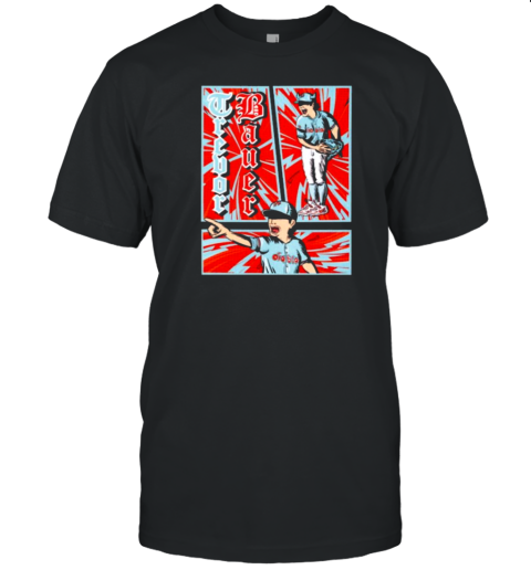 Trevor Bauer X Diablos Rojos Mx Diablos Comic Strip T-Shirt