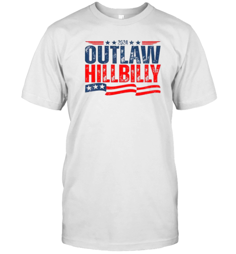 Vintage Elections Outlaw Hillbilly Us Flag T-Shirt