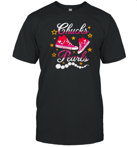 Chucks And Pearls Kamala Harris T-Shirt