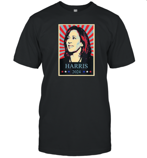 Kamala Harris 2024 Poster Vote Woman Presidential Election T-Shirt