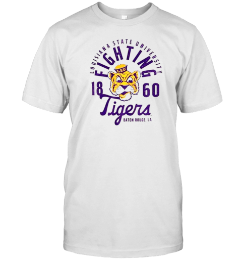 LSU Tigers Comfort Colors Mascot Overlay Baton Rouge T-Shirt