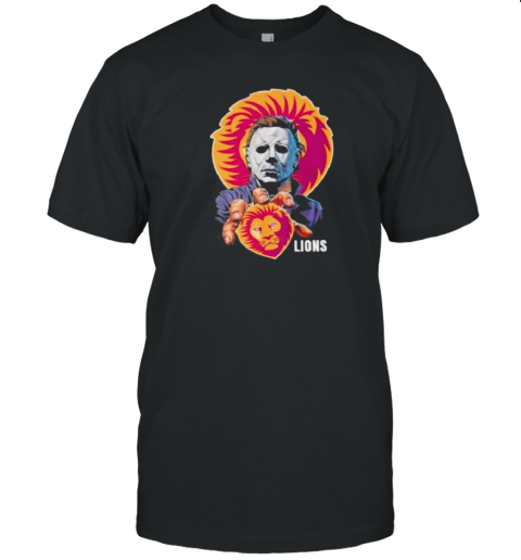 Michael Myers Lions Logo T-Shirt