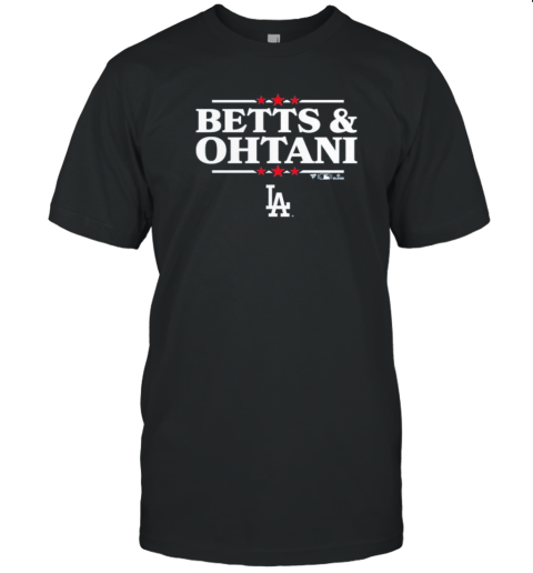 Mookie Betts And Shohei Ohtani Los Angeles Dodgers Election Player T-Shirt