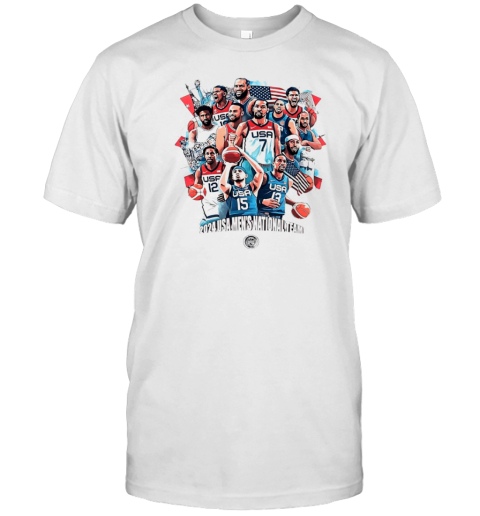 Team Usa Basketball 2024 Usa Men'S National Team T-Shirt