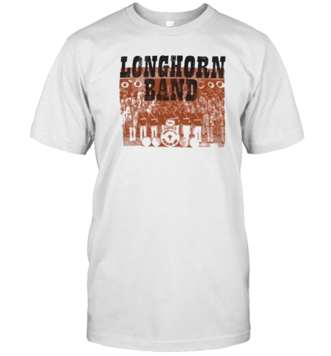 Texas Longhorn Band Vintage Band Photo T-Shirt