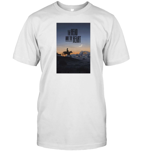 The Head And The Heart Red Rocks 8 12 24 Event T-Shirt