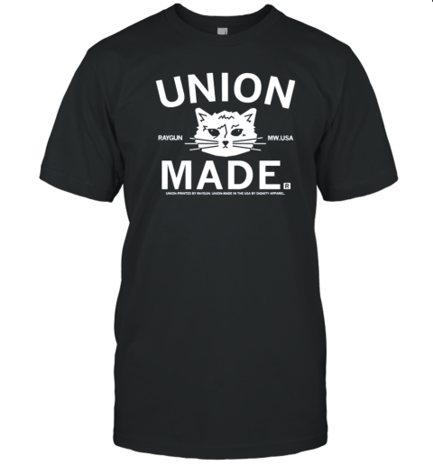 Union Made Raygun Mw.Usa Union Printed By Raygun T-Shirt