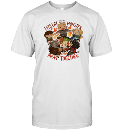 Dungeon Meshi Let’S Eat Monster Meat Together T-Shirt