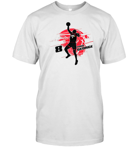 Paul George Philadelpha 76Ers Silhouette T-Shirt