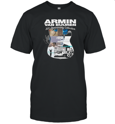 Armin Van Buuren 30Th Anniversary Collection Guitar Signatures T-Shirt