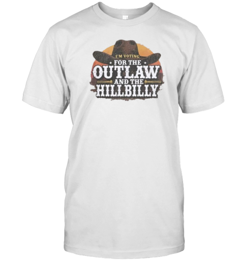 Cowboy I’M Voting For The Outlaw And The Hillbilly Trump Vance 2024 T-Shirt