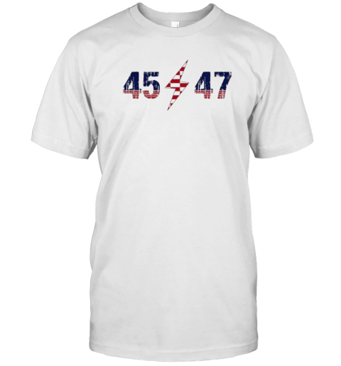 Donald Trump 45 47 Graphic Print T-Shirt