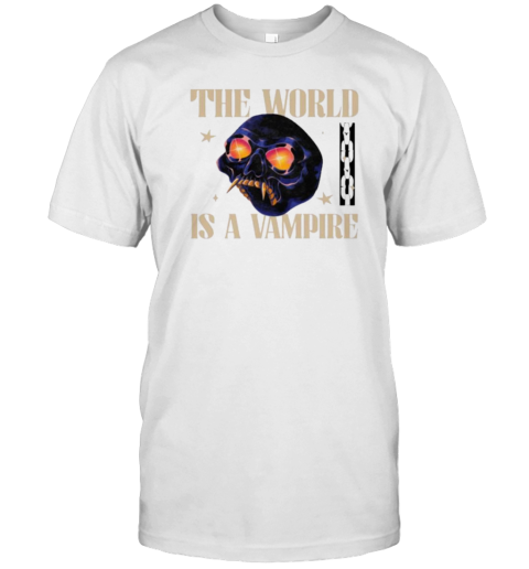 Galactixy Illustrations The World Is A Vampire Skull T-Shirt