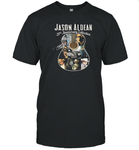 Jason Aldean 20Th Anniversary Collection Guitar Signatures T-Shirt