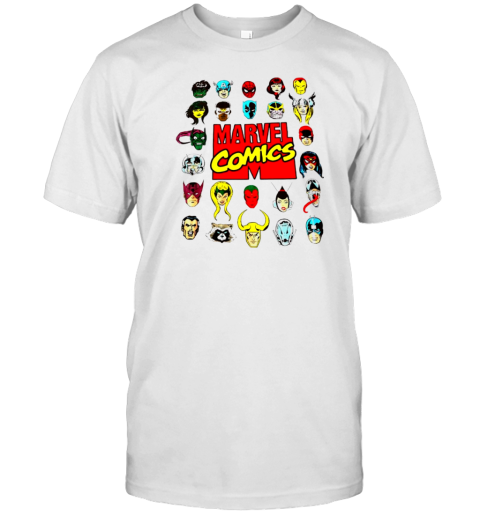 Marvel Comics Head Hero T-Shirt