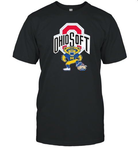 Michigan Wolverines Mascot Stomp On Ohio State Buckeyes T-Shirt