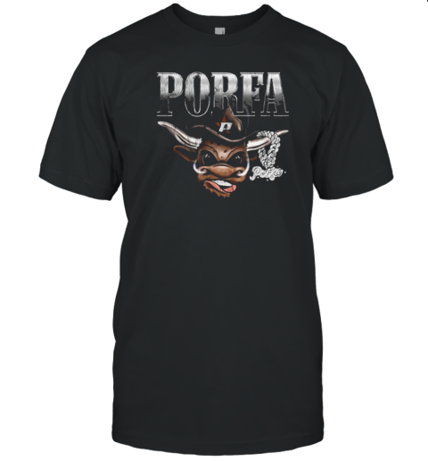 Porfa Bull Black T-Shirt