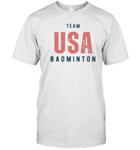 Team Usa Badminton Sport T-Shirt