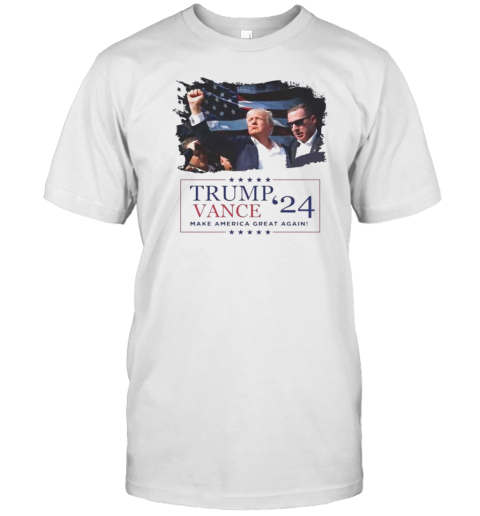 Trump Vance 2024 Make America Great Again Presidential Election Donald Trump Shot T- Classic Men's T-shirt