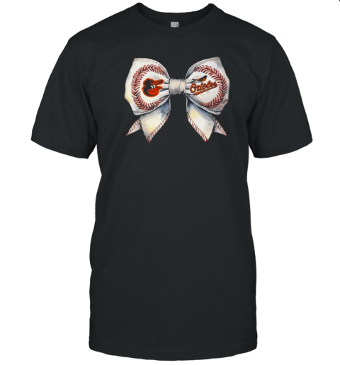 Baltimore Orioles Bow In Love Baseball Girl 2024 T-Shirt