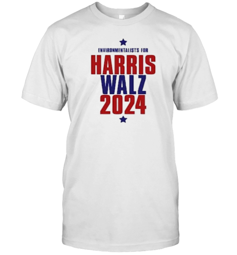 Environmentalists For Harris Walz 2024 T-Shirt