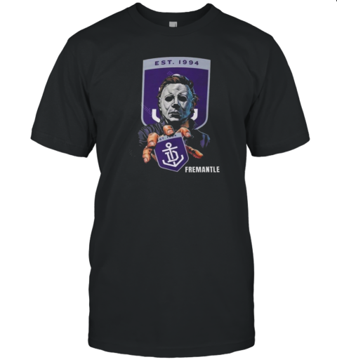 Fremantle Dockers Football Club AFL Halloween Michael Myers T-Shirt