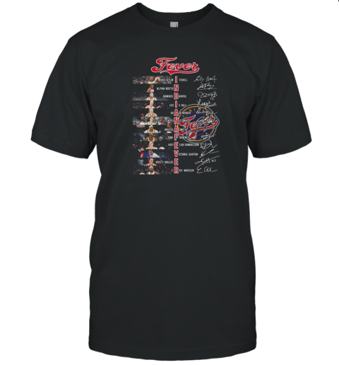 Indiana Fever Basketball Signatures T-Shirt