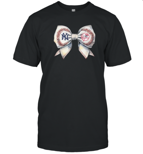 New York Yankees Bow In Love Baseball Girl 2024 T-Shirt