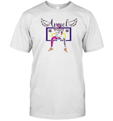 Angel Reese LSU Basketball Angel Wings T-Shirt