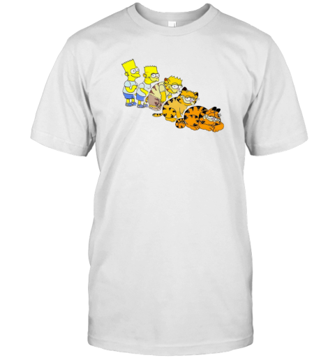 Bartfield Bart Simpson Garfield T-Shirt