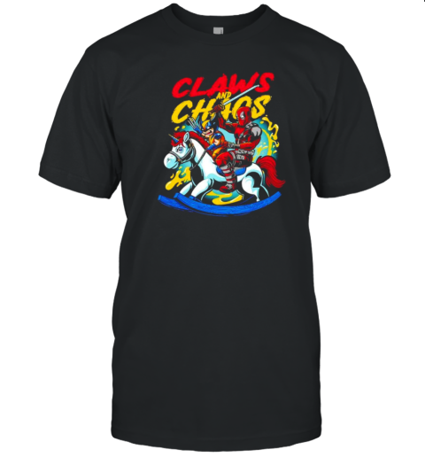 Deadpool And Wolverine Claws And Chaos T-Shirt