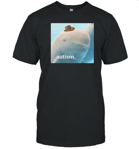 Dolphin With Hat Autism T-Shirt