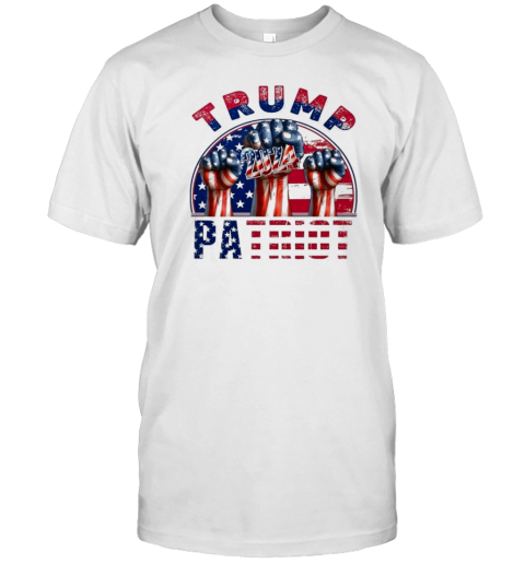 Donald Trump 2024 Kiss Cut Fight Patriot America T-Shirt