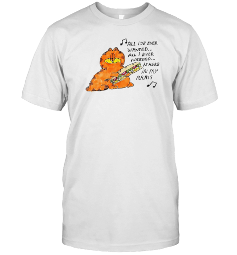 Garfield All I'Ve Ever Wanted All I Ever Needed Is Here In My Arms T-Shirt