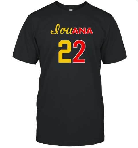 Iouana 22 Caitlin Clark Iowa And Indiana Basketball T-Shirt