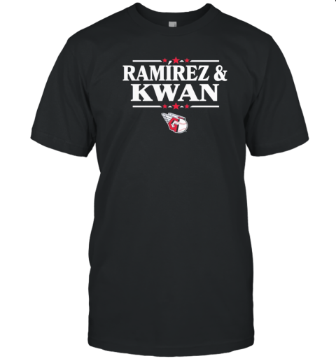 Jose Ramirez And Steven Kwan Cleveland Guardians Election Player T-Shirt