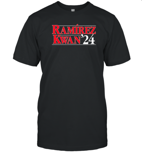 Jose Ramirez Steven Kwan Cleveland Guardians Ramirez And Kwan 24 T-Shirt