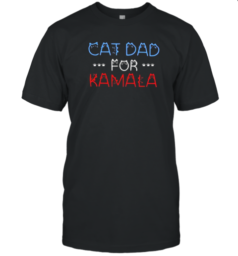 Kamala Harris Prosecutor Vs Felon Cat Dad For Kamala T-Shirt