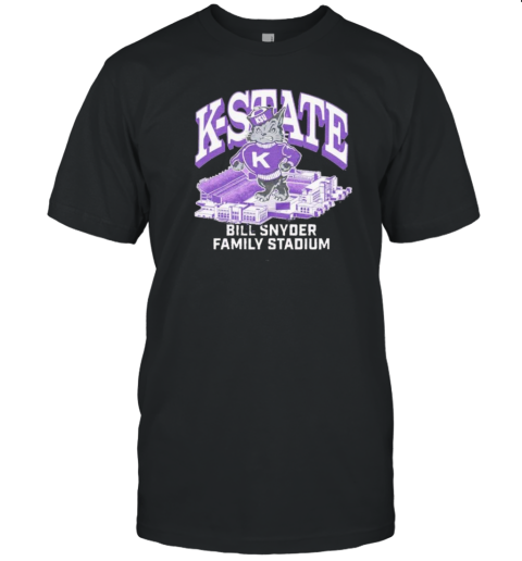 Kansas State Wildcats Bill Snyder Family Stadium Mascot T-Shirt