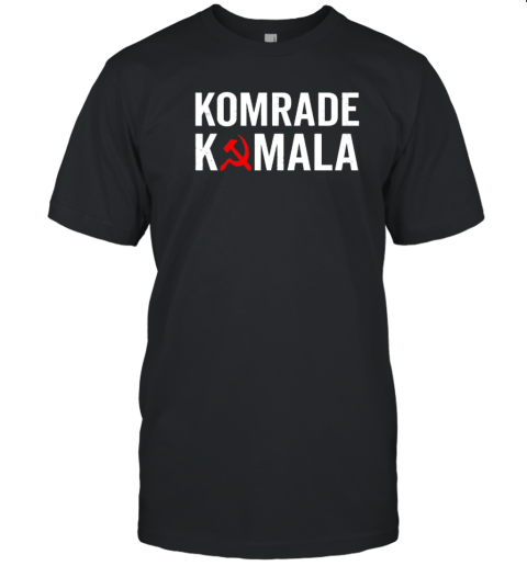 Komrade Kamala Socialist Comrade Symbol Parody T-Shirt