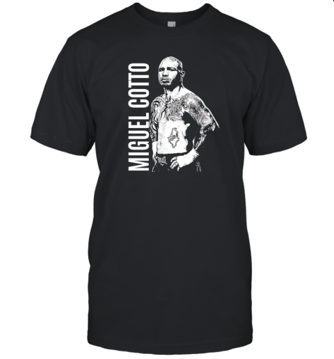 Miguel Cotto Patriot Boxing Art T-Shirt