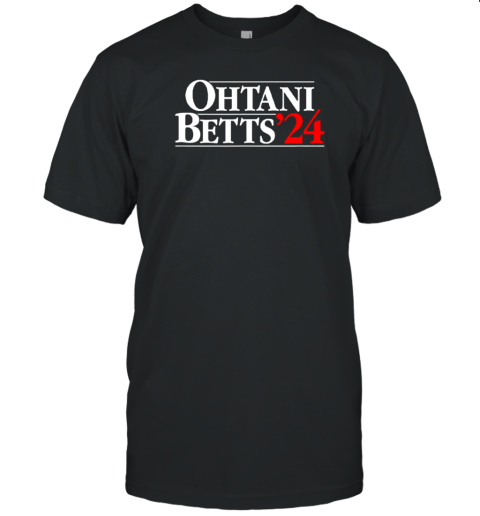 Mookie Betts Shohei Ohtani Los Angeles Dodgers Ohtani And Betts 24 T-Shirt