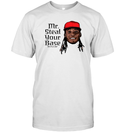 Mr Steal Your Base Elly De La Cruz Cincinnati Reds Ladies Boyfriend T-Shirt