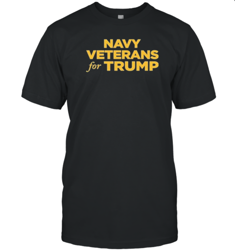 Navy Veterans For Trump Vance 2024 T- Classic Men's T-shirt