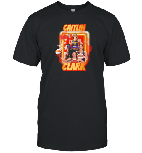 Queen Caitlin Clark Indiana Fever Number 22 Neon T-Shirt